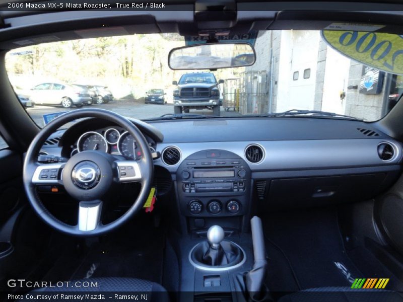 True Red / Black 2006 Mazda MX-5 Miata Roadster