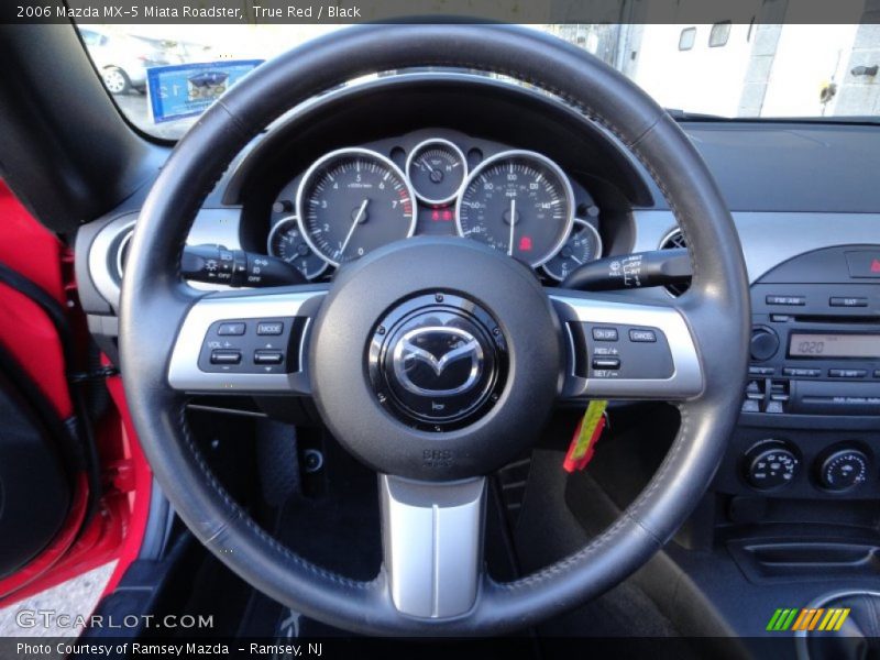 True Red / Black 2006 Mazda MX-5 Miata Roadster