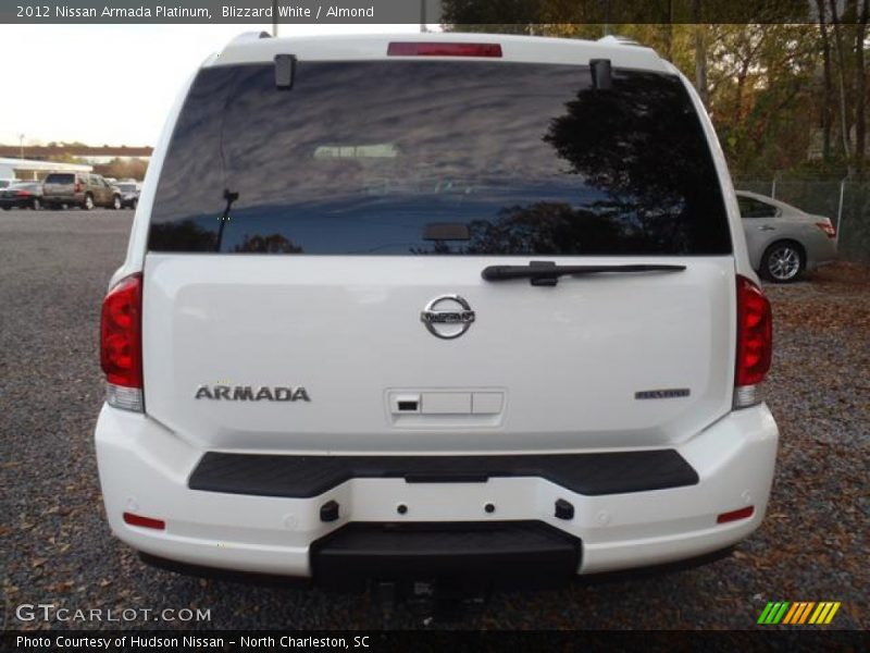 Blizzard White / Almond 2012 Nissan Armada Platinum