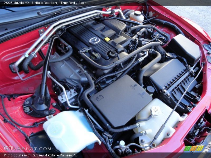 True Red / Black 2006 Mazda MX-5 Miata Roadster