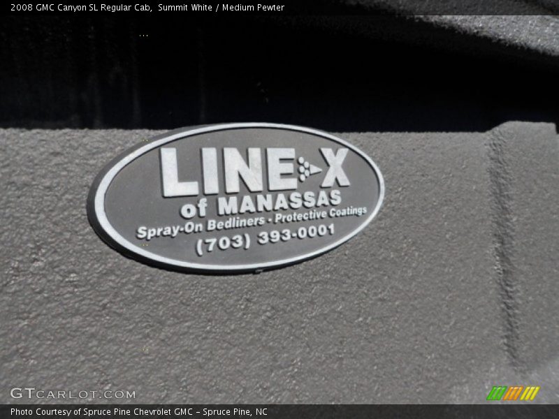 Summit White / Medium Pewter 2008 GMC Canyon SL Regular Cab