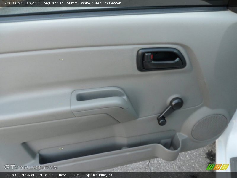 Summit White / Medium Pewter 2008 GMC Canyon SL Regular Cab