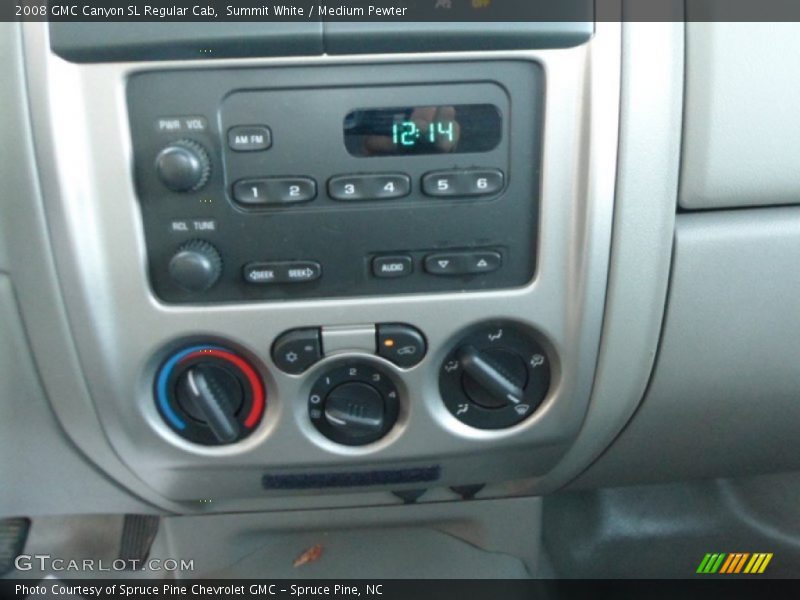 Summit White / Medium Pewter 2008 GMC Canyon SL Regular Cab