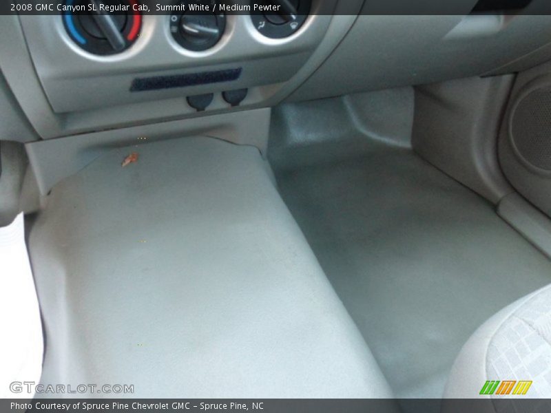 Summit White / Medium Pewter 2008 GMC Canyon SL Regular Cab