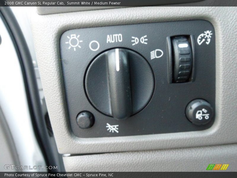 Summit White / Medium Pewter 2008 GMC Canyon SL Regular Cab