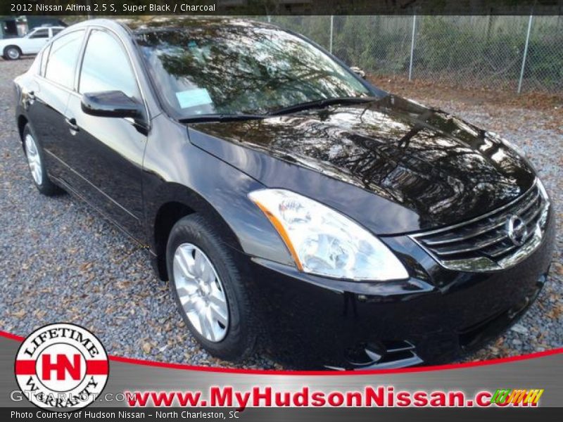 Super Black / Charcoal 2012 Nissan Altima 2.5 S