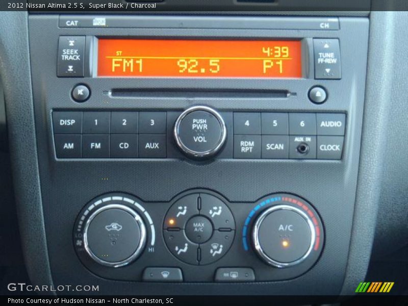 Controls of 2012 Altima 2.5 S