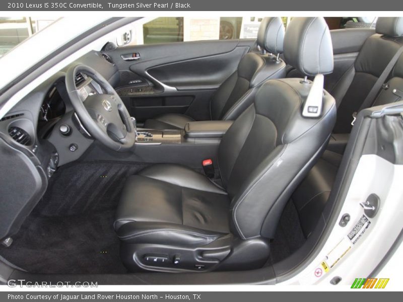 Tungsten Silver Pearl / Black 2010 Lexus IS 350C Convertible