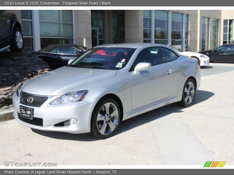 Tungsten Silver Pearl / Black 2010 Lexus IS 350C Convertible