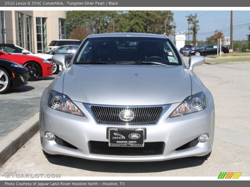Tungsten Silver Pearl / Black 2010 Lexus IS 350C Convertible