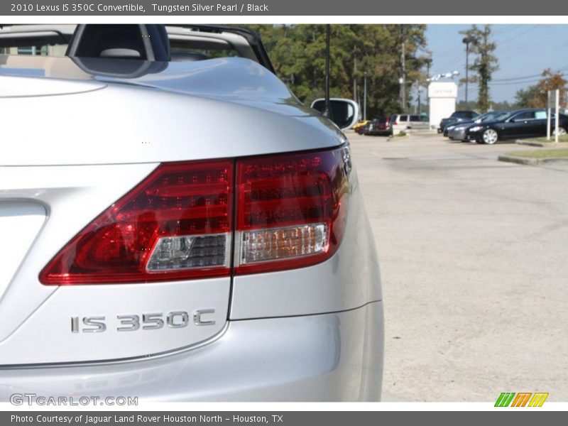 Tungsten Silver Pearl / Black 2010 Lexus IS 350C Convertible