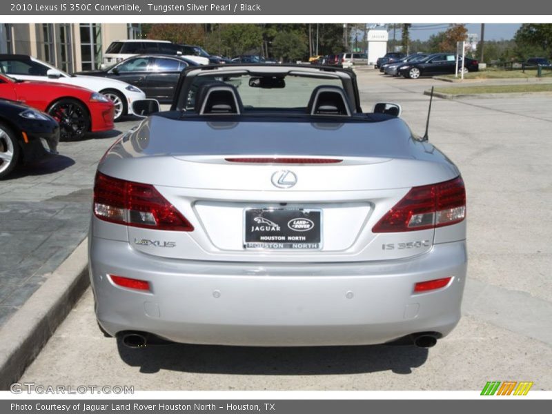 Tungsten Silver Pearl / Black 2010 Lexus IS 350C Convertible