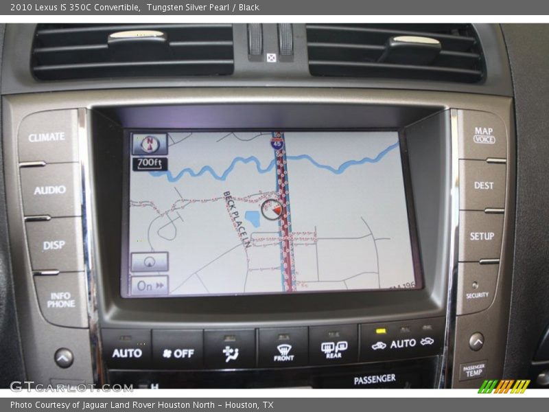 Tungsten Silver Pearl / Black 2010 Lexus IS 350C Convertible