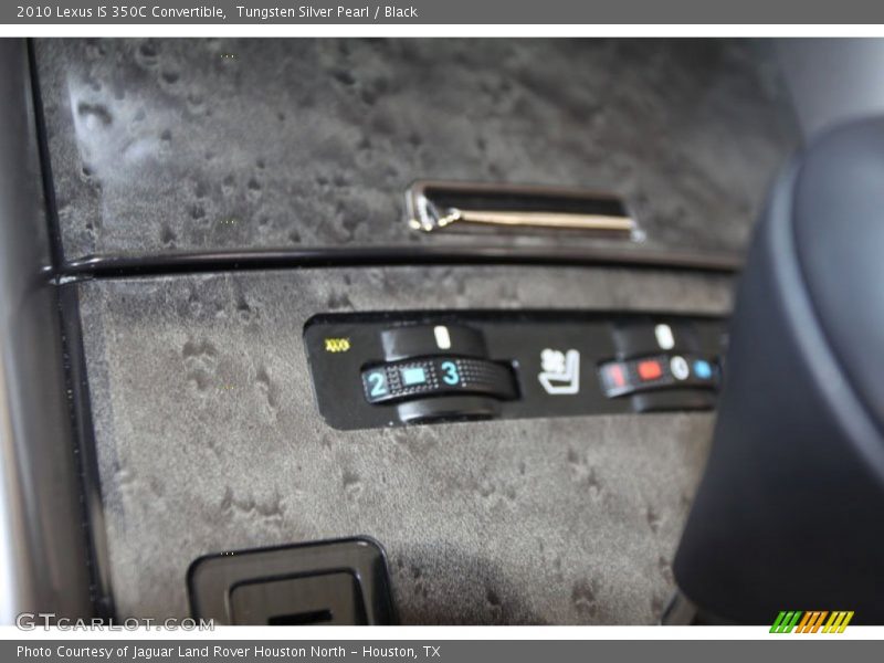 Tungsten Silver Pearl / Black 2010 Lexus IS 350C Convertible