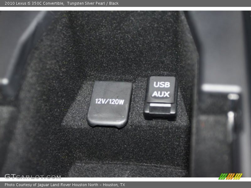 Tungsten Silver Pearl / Black 2010 Lexus IS 350C Convertible