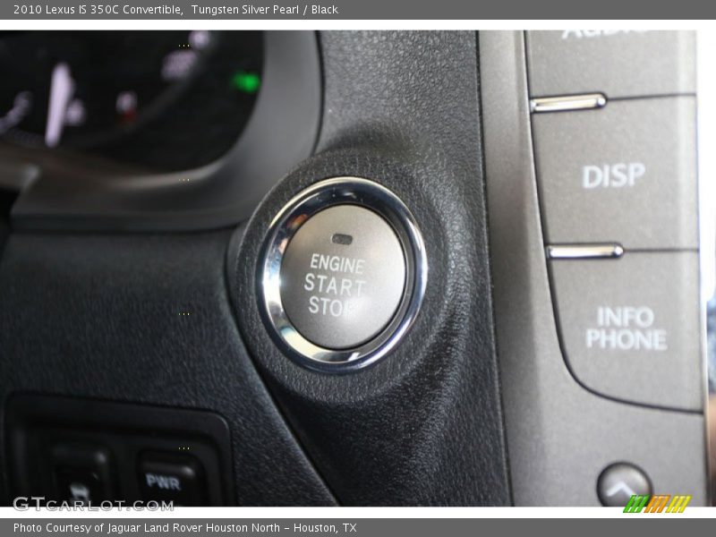 Tungsten Silver Pearl / Black 2010 Lexus IS 350C Convertible