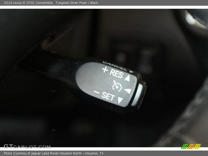 Tungsten Silver Pearl / Black 2010 Lexus IS 350C Convertible