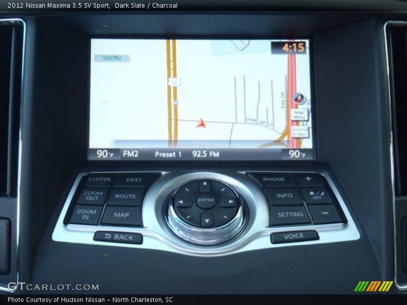 Navigation of 2012 Maxima 3.5 SV Sport