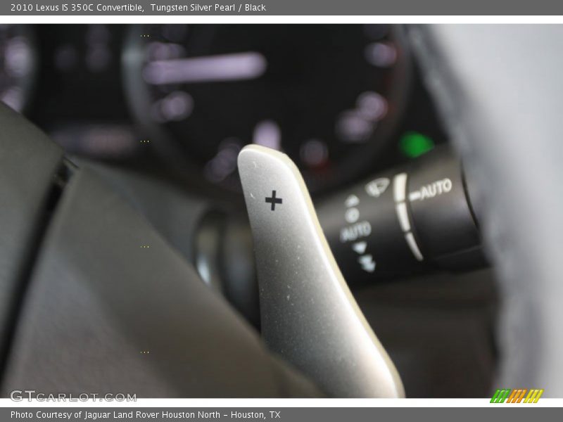Tungsten Silver Pearl / Black 2010 Lexus IS 350C Convertible