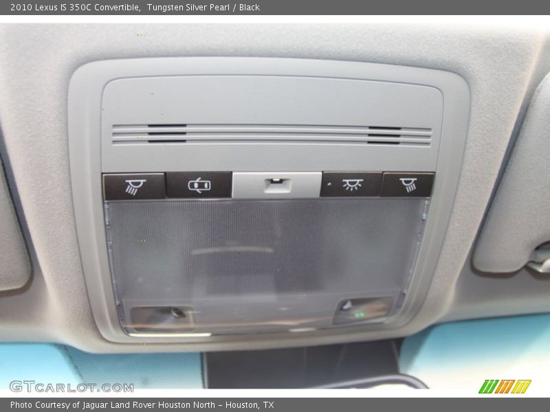 Tungsten Silver Pearl / Black 2010 Lexus IS 350C Convertible