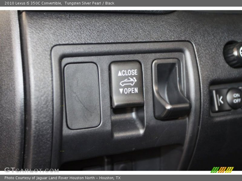 Tungsten Silver Pearl / Black 2010 Lexus IS 350C Convertible