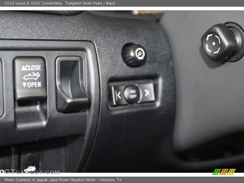 Tungsten Silver Pearl / Black 2010 Lexus IS 350C Convertible