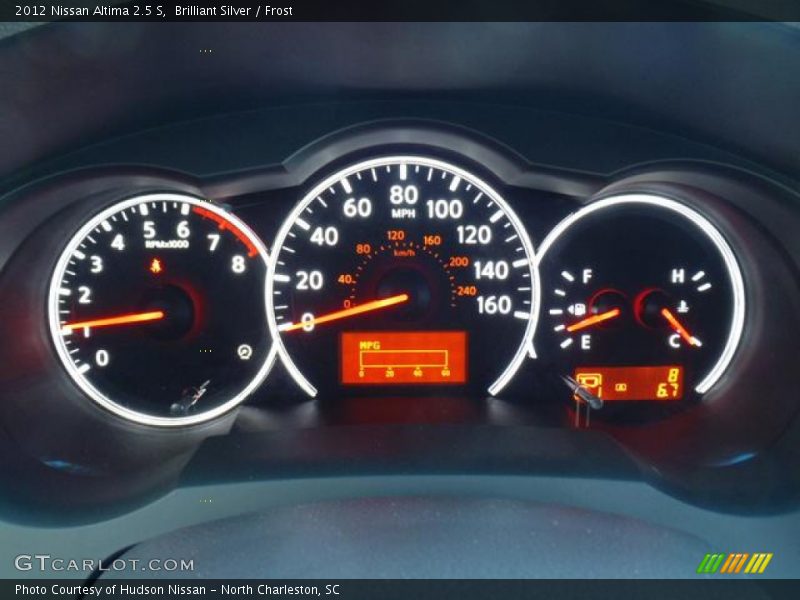 Brilliant Silver / Frost 2012 Nissan Altima 2.5 S