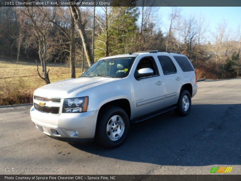 Sheer Silver Metallic / Ebony 2011 Chevrolet Tahoe LT 4x4