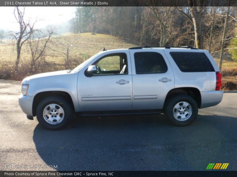 Sheer Silver Metallic / Ebony 2011 Chevrolet Tahoe LT 4x4