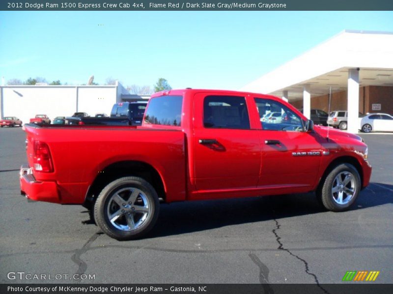 Flame Red / Dark Slate Gray/Medium Graystone 2012 Dodge Ram 1500 Express Crew Cab 4x4