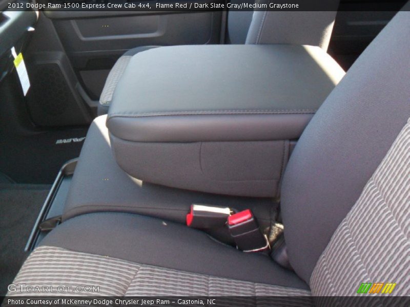 Flame Red / Dark Slate Gray/Medium Graystone 2012 Dodge Ram 1500 Express Crew Cab 4x4
