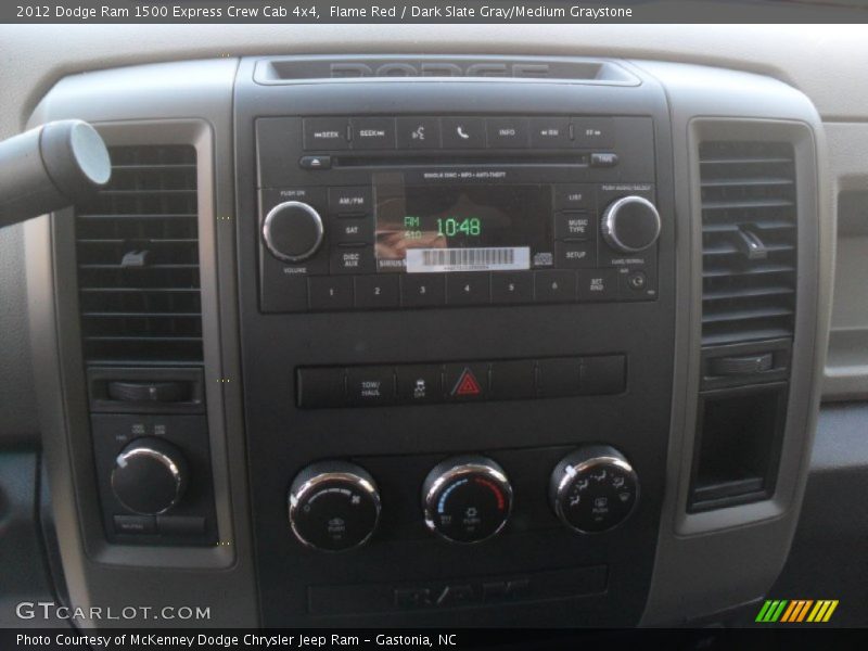 Flame Red / Dark Slate Gray/Medium Graystone 2012 Dodge Ram 1500 Express Crew Cab 4x4