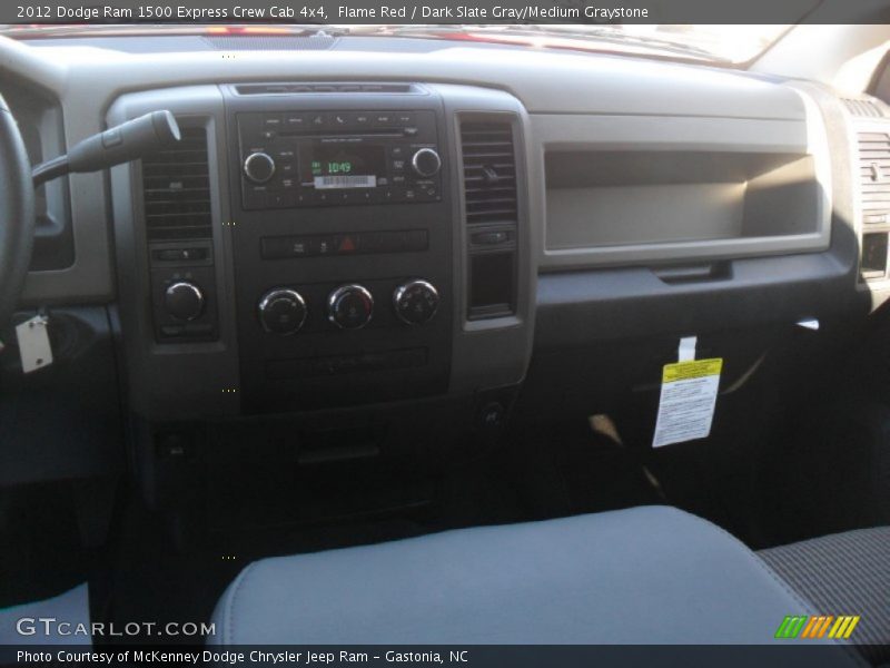 Flame Red / Dark Slate Gray/Medium Graystone 2012 Dodge Ram 1500 Express Crew Cab 4x4