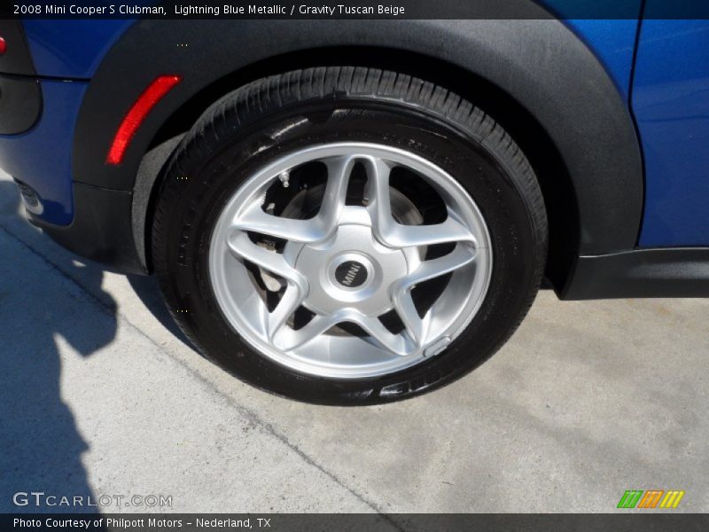 Lightning Blue Metallic / Gravity Tuscan Beige 2008 Mini Cooper S Clubman