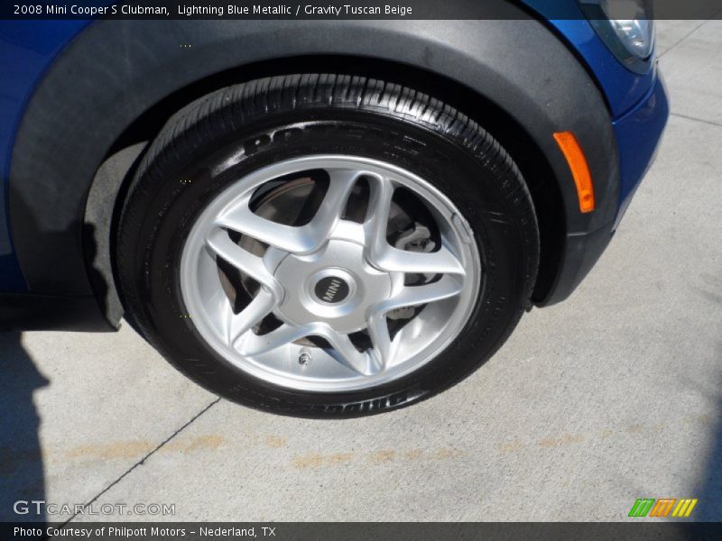 Lightning Blue Metallic / Gravity Tuscan Beige 2008 Mini Cooper S Clubman