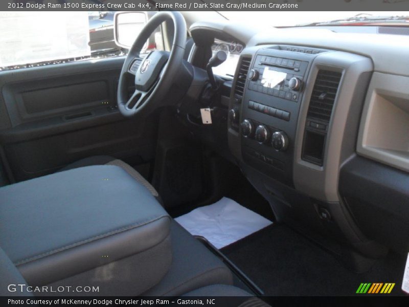Flame Red / Dark Slate Gray/Medium Graystone 2012 Dodge Ram 1500 Express Crew Cab 4x4