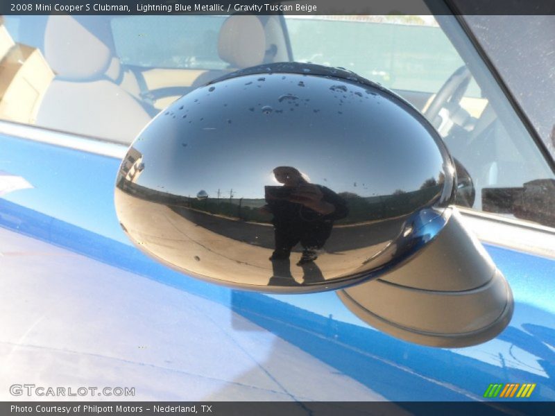 Lightning Blue Metallic / Gravity Tuscan Beige 2008 Mini Cooper S Clubman