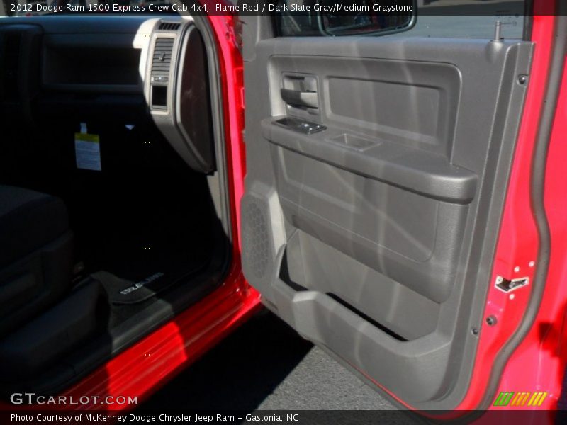 Flame Red / Dark Slate Gray/Medium Graystone 2012 Dodge Ram 1500 Express Crew Cab 4x4