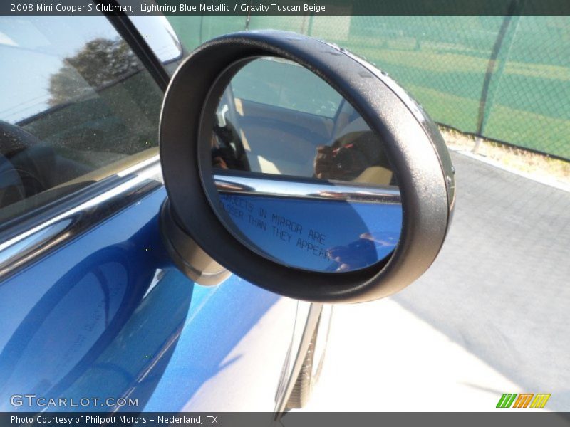 Lightning Blue Metallic / Gravity Tuscan Beige 2008 Mini Cooper S Clubman