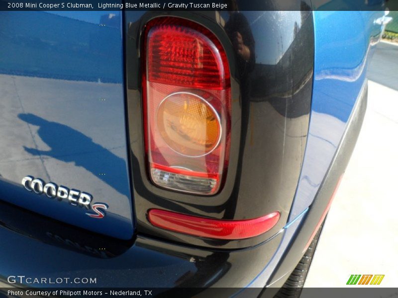 Lightning Blue Metallic / Gravity Tuscan Beige 2008 Mini Cooper S Clubman