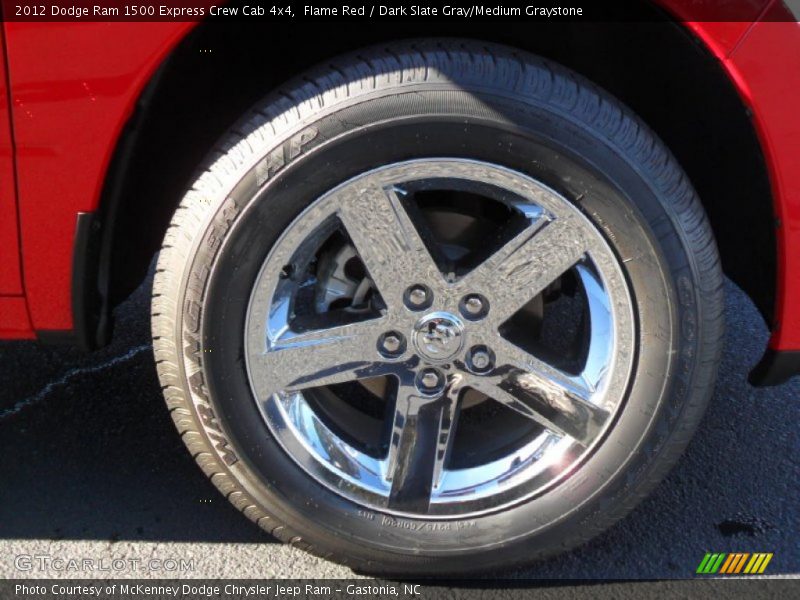 Flame Red / Dark Slate Gray/Medium Graystone 2012 Dodge Ram 1500 Express Crew Cab 4x4