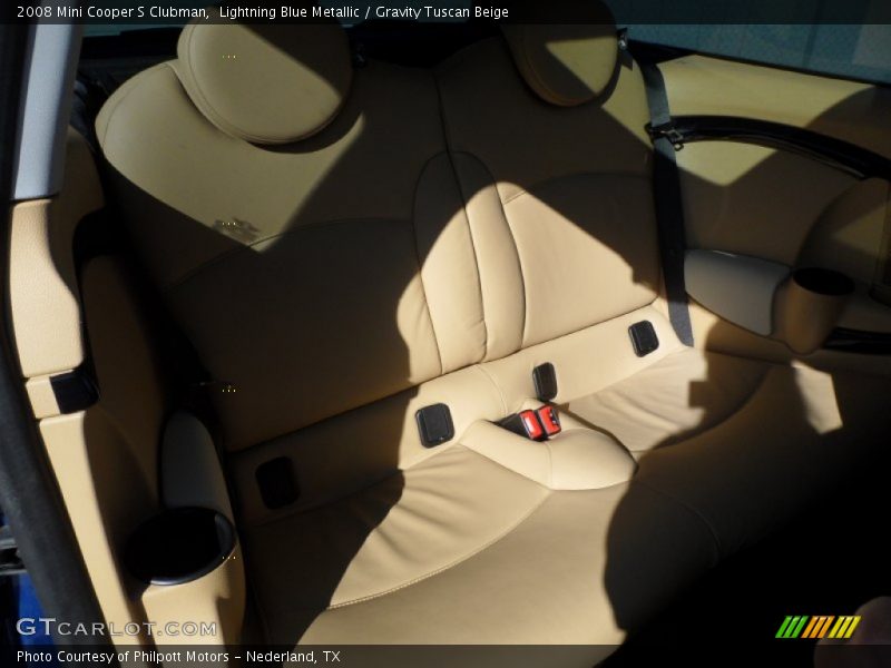 Lightning Blue Metallic / Gravity Tuscan Beige 2008 Mini Cooper S Clubman