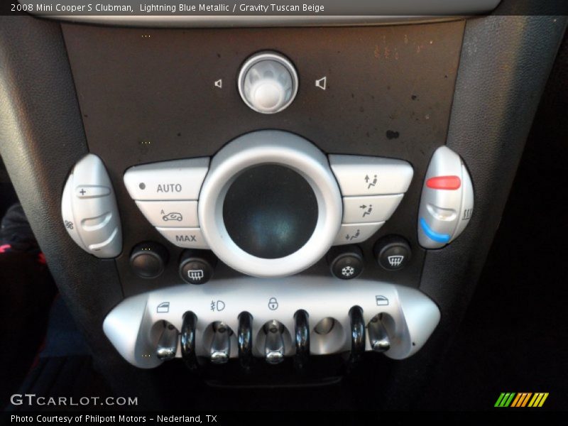 Lightning Blue Metallic / Gravity Tuscan Beige 2008 Mini Cooper S Clubman