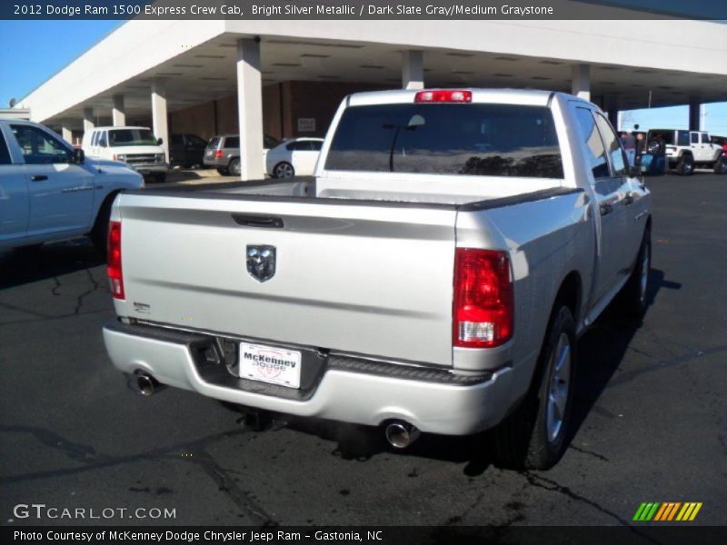 Bright Silver Metallic / Dark Slate Gray/Medium Graystone 2012 Dodge Ram 1500 Express Crew Cab