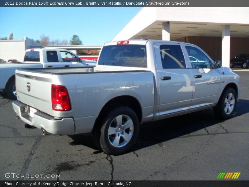 Bright Silver Metallic / Dark Slate Gray/Medium Graystone 2012 Dodge Ram 1500 Express Crew Cab