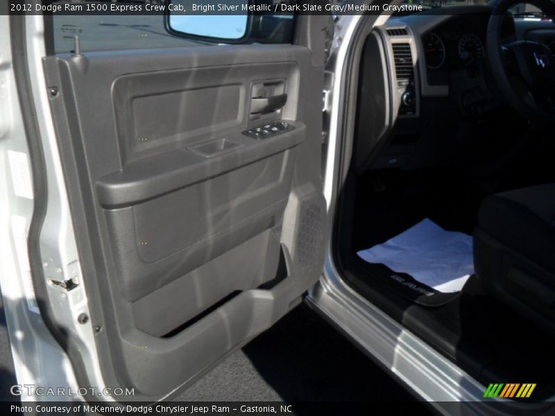 Bright Silver Metallic / Dark Slate Gray/Medium Graystone 2012 Dodge Ram 1500 Express Crew Cab