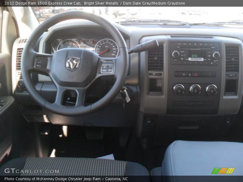 Bright Silver Metallic / Dark Slate Gray/Medium Graystone 2012 Dodge Ram 1500 Express Crew Cab