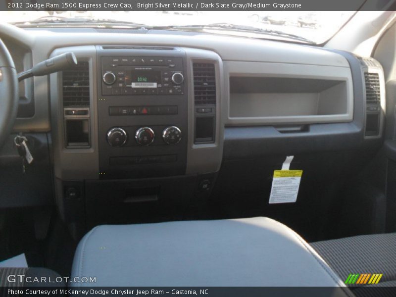 Bright Silver Metallic / Dark Slate Gray/Medium Graystone 2012 Dodge Ram 1500 Express Crew Cab