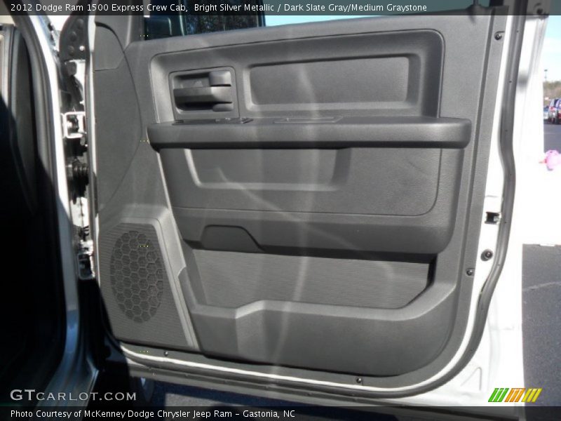 Bright Silver Metallic / Dark Slate Gray/Medium Graystone 2012 Dodge Ram 1500 Express Crew Cab