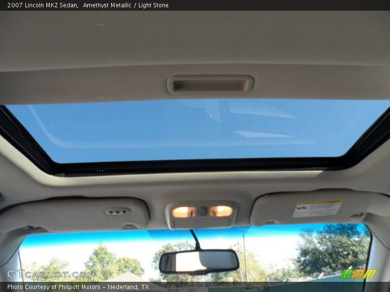 Amethyst Metallic / Light Stone 2007 Lincoln MKZ Sedan